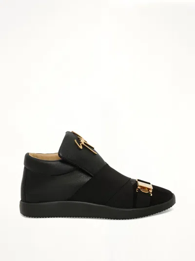 Giuseppe Zanotti Logo-plaque Buckled Sneakers In Multi