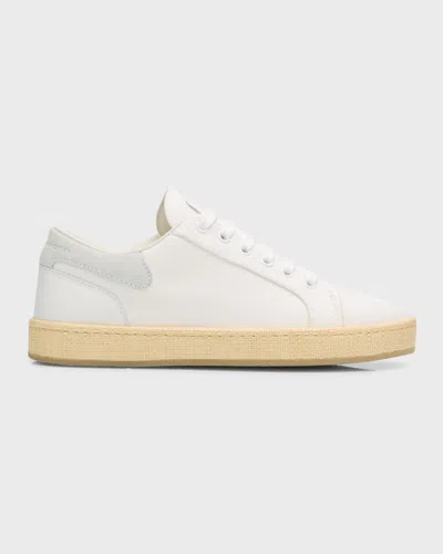 Giuseppe Zanotti Canvas Low-top Sneakers In Bianco