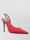 Giuseppe Zanotti Carole Slingback Pumps Pointed Toe Stiletto In Red