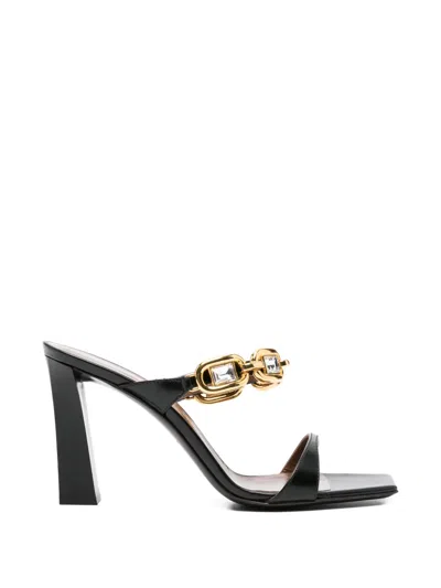 Giuseppe Zanotti Chain Embellished Sandals In Black