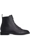 Giuseppe Zanotti Chris Leather Ankle Boots In Schwarz