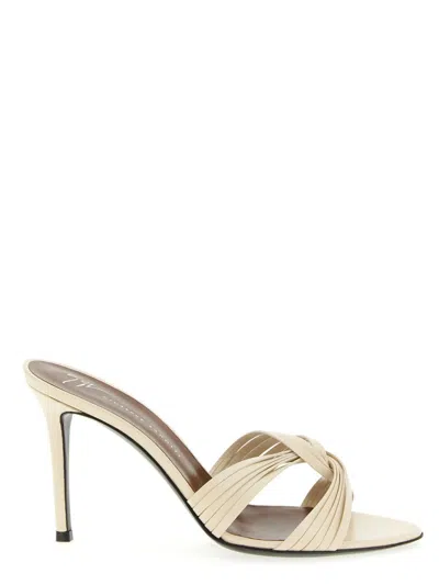Giuseppe Zanotti 'clandestino' Sandals In White