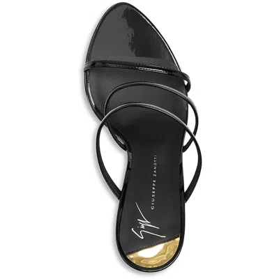 Giuseppe Zanotti Clandestino Womens Patent Dressy Slide Sandals