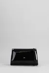 Giuseppe Zanotti Cleopatra Clutch In Black Patent Leather