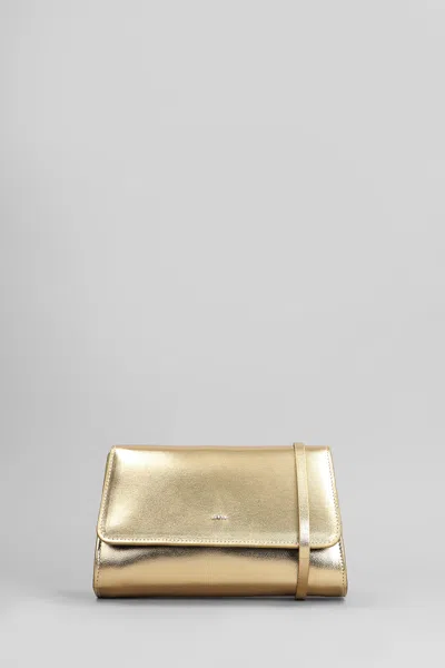 Giuseppe Zanotti Cleopatra Clutch In Gold Leather