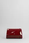 Giuseppe Zanotti Leather Crystal-embellished Bag In Red