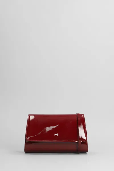 GIUSEPPE ZANOTTI CLEOPATRA CLUTCH IN RED PATENT LEATHER