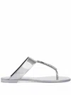 Giuseppe Zanotti Cleta Crystal-embellished Sandals In White