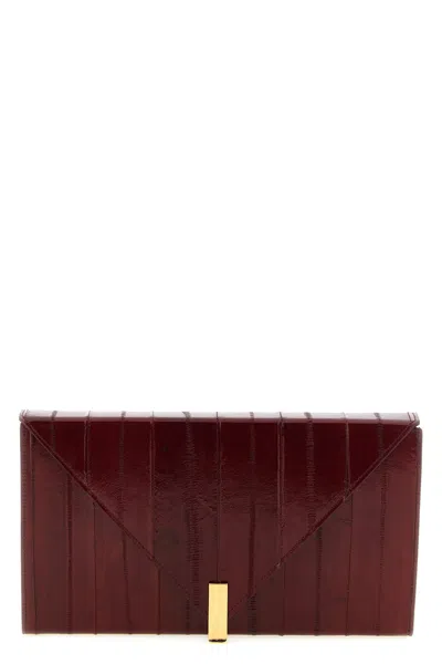 Giuseppe Zanotti Clutch 'tuxedo' In Burgundy