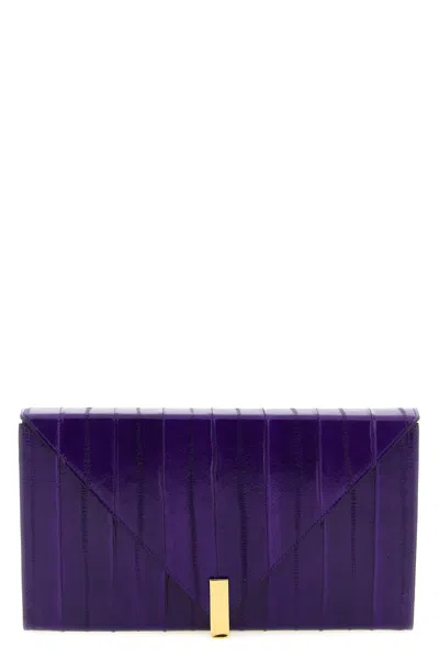 Giuseppe Zanotti Clutch 'tuxedo' In Purple