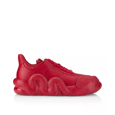 Giuseppe Zanotti Cobra Sneakers In Red