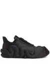 Giuseppe Zanotti Cobras 3d-detail Low-top Sneakers In Black