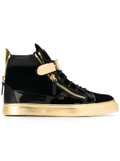 Giuseppe Zanotti 'coby' Hi-top Sneakers In Black