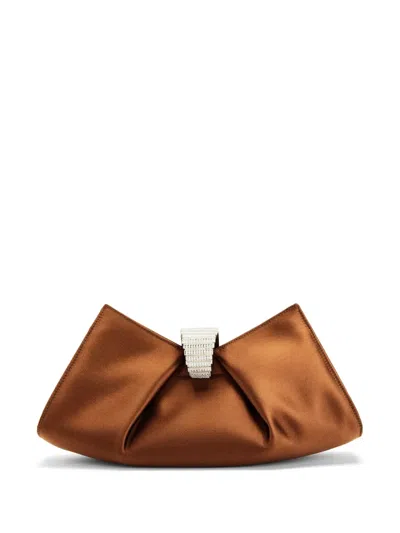 Giuseppe Zanotti Cocktail Clutch Bag In Brown