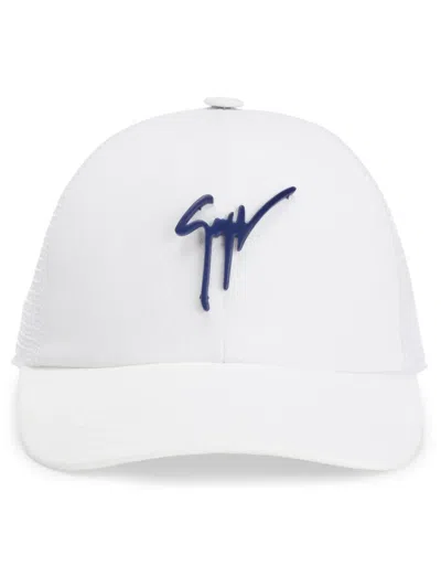 Giuseppe Zanotti Cohen Logo-embroidered Trucker Cap In White