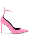 Giuseppe Zanotti Patent Leather Mini Pumps With Adjustable Heel 10.5cm In Pink