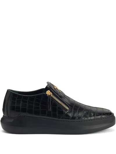 Giuseppe Zanotti Conley Slip-on Sneakers In Black