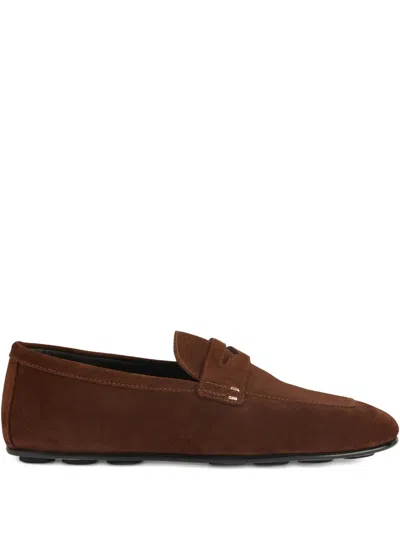 Giuseppe Zanotti Cristophe Loafers In Braun