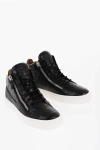 Giuseppe Zanotti Going Croc-embossed Leather Sneaker