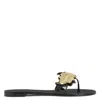 Giuseppe Zanotti Cruel Flat Leather Flip-flops In Black