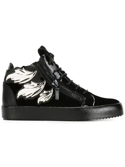 Giuseppe Zanotti 'cruel' Mid-top Sneakers In Black