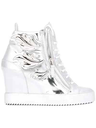 Giuseppe Zanotti 'cruel' Wedge Sneakers In Black
