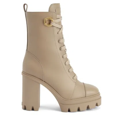 Giuseppe Zanotti Cubalibre 80 Boots In Neutral