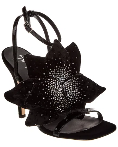 GIUSEPPE ZANOTTI GIUSEPPE ZANOTTI CURVY 105 VELVET SANDAL