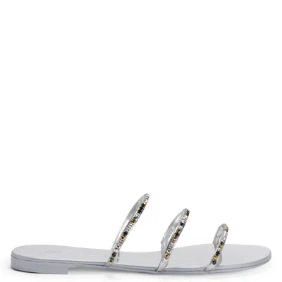 Giuseppe Zanotti Dark Colorful In Silver