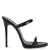 Giuseppe Zanotti Woman Sandals Black Size 8 Textile Fibers In Black
