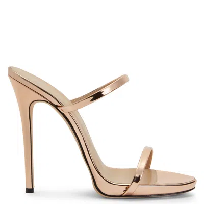 Giuseppe Zanotti Darsey High Heel Sandals In Rose Gold