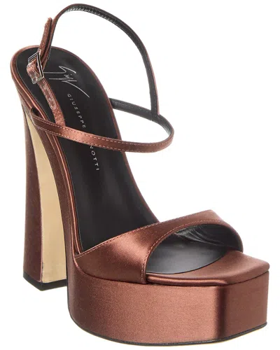 Giuseppe Zanotti Destino 110 Satin Platform Sandal