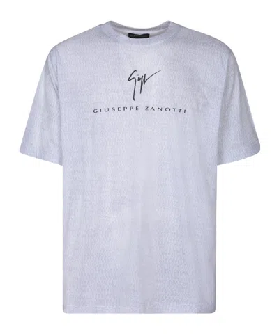 GIUSEPPE ZANOTTI GIUSEPPE ZANOTTI DIGITAL-PRINTED CREWNECK T-SHIRT