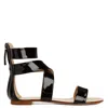 Giuseppe Zanotti Dory Flat Sandals In Black