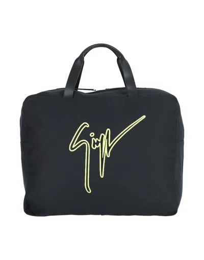 Giuseppe Zanotti Duffel Bags In Black