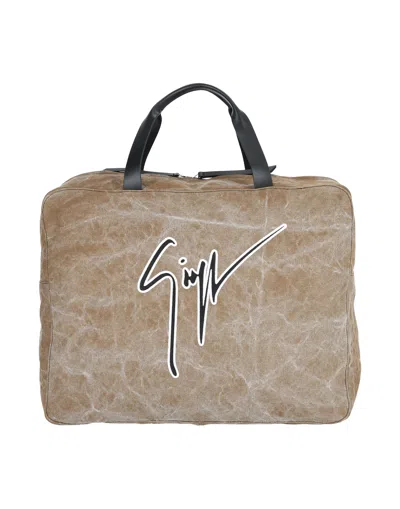 Giuseppe Zanotti Duffel Bags In Brown