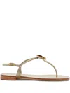 Giuseppe Zanotti Efrata Crystal-embellished Leather Sandals In Blue