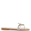 Giuseppe Zanotti Eligia Star-embellished Sandals In Silver