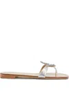 Giuseppe Zanotti Eligia Star-embellished Sandals In Gray