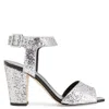 Giuseppe Zanotti Emmanuelle Glitter In Silver