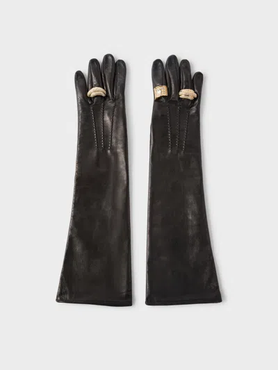 Giuseppe Zanotti Enigme Glove In Black