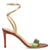 Giuseppe Zanotti Erwan Metallic Sandals In Green