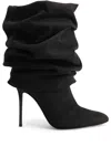 Giuseppe Zanotti Evrin 105mm Suede Boots In Black