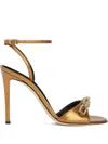 Giuseppe Zanotti Evry Crystal-embellished Sandals In Gold