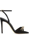 Giuseppe Zanotti Evry Crystal-embellished Stiletto Sandals In Black