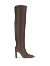 Giuseppe Zanotti Brenda 90 High Heels Boots In Brown Leather In Brown