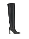 Giuseppe Zanotti Extra High Leather Boots In Black