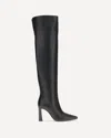 Giuseppe Zanotti Extra High Leather Boots In Black