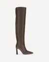 Giuseppe Zanotti Brenda 90 High Heels Boots In Brown Leather In Brown