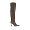 Giuseppe Zanotti Brenda 90 High Heels Boots In Brown Leather In Brown
